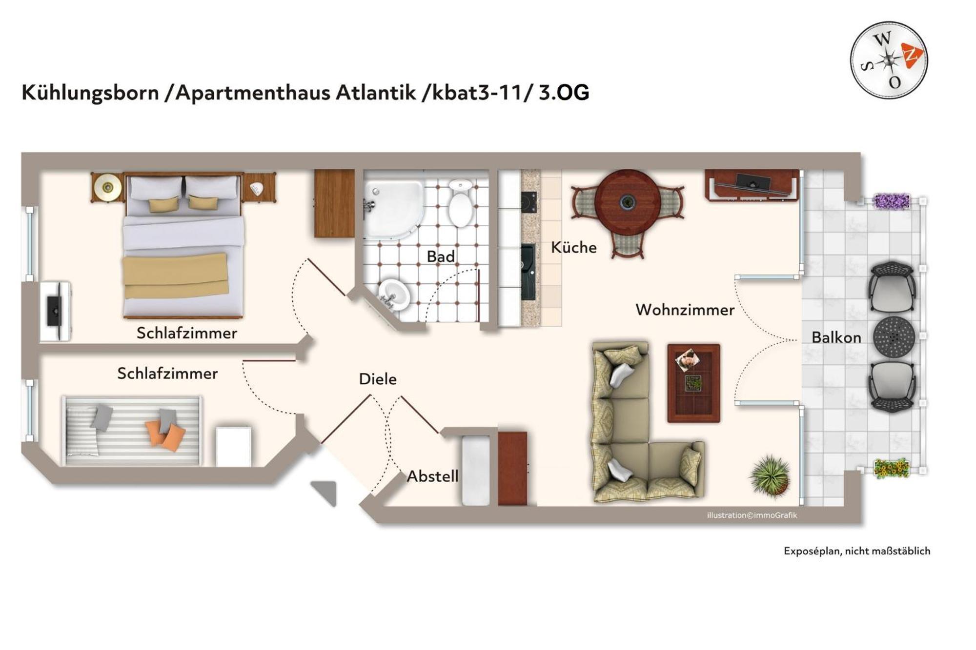 Apartmenthaus Atlantik Apartmenthaus Atlantik 311 Kühlungsborn Dış mekan fotoğraf